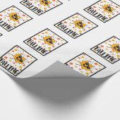 Papier Cadeau Restez Calme & Tombez (Coin)