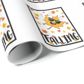 Papier Cadeau Restez Calme & Tombez (Coin rond)
