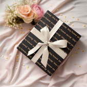 Papier Cadeau Restez Forever Young Simple Modern Typographie