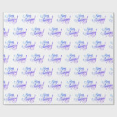 Papier Cadeau Restez Incroyable texte sur blanc (Plat)