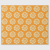 Papier Cadeau Restez Rad Retro Papier d'enveloppement graphique (Plat)