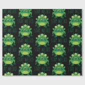 Papier Cadeau Restez un monstre Alien bizarre (Plat)