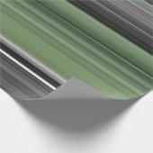 Papier Cadeau Résumé #1 : Vert olive et gris (Coin)