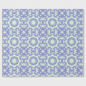 Papier Cadeau Résumé abstrait violet et bleu (Plat)