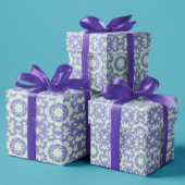 Papier Cadeau Résumé abstrait violet et bleu