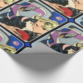 Papier Cadeau Résumé atomique la peinture de baiser au revoir (Coin)