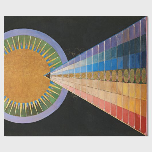 Papier Cadeau Retable, Groupe X, No.1 par Hilma af Klint (Plat)