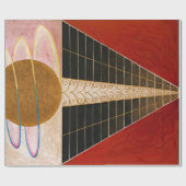 Papier Cadeau Retable, Groupe X, No.2 par Hilma af Klint (Plat)