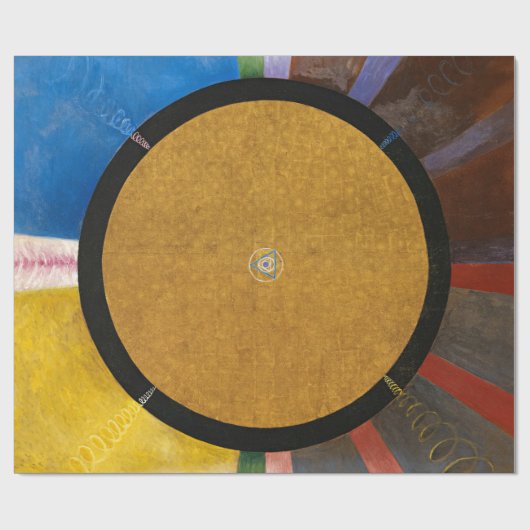 Papier Cadeau Retable, Groupe X, No 3 par Hilma af Klint (Plat)