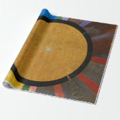 Papier Cadeau Retable, Groupe X, No 3 par Hilma af Klint (Déroulé)