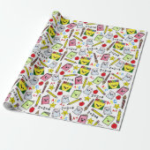 Papier Cadeau Retour à l'école (Déroulé)