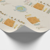 Papier Cadeau Retour à l'école amis (Coin)