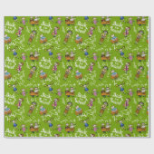 Papier Cadeau Retour Au Motif De L'École (Plat)