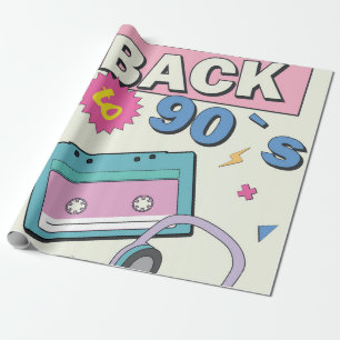 Papier Cadeau Retour aux années 90