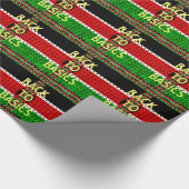 Papier Cadeau Retour aux bases : Kenya Drapeau Thème de la cultu (Coin)