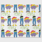 Papier Cadeau Retraité (Plat)