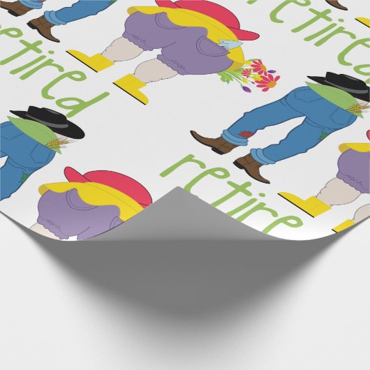 Papier Cadeau Retraité (Coin)