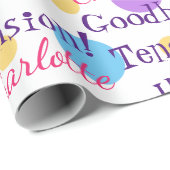 Papier Cadeau Retraite amusante Adieu Tension Citation (Coin rond)