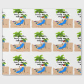 Papier Cadeau Retraité - Chaque jour le samedi (Plat)