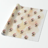 Papier Cadeau Retriever Blond Doré 1 (Déroulé)