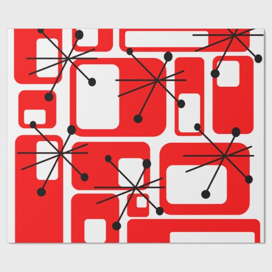 Papier Cadeau Rétro (Plat)