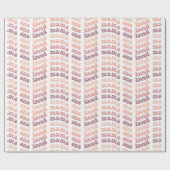 Papier Cadeau Rétro (Plat)