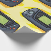 Papier Cadeau Retro 90s Handheld Game Console Gamer (Coin)