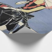 Papier Cadeau Rétro art déco peu partie noire de robe (Coin)