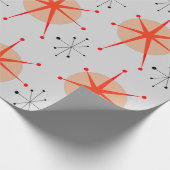 Papier Cadeau Rétro atomique (Coin)