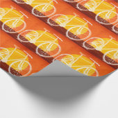 Papier Cadeau Rétro bicyclette de coucher du soleil - montez un (Coin)