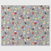 Papier Cadeau Retro Casino Dice (Plat)