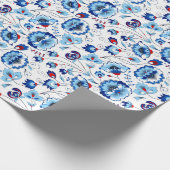 Papier Cadeau Retro Chic Russe Noël Khokhloma Cadeau (Coin)