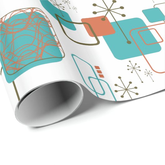 Papier Cadeau Rétro classique (Coin rond)