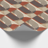 Papier Cadeau Retro Collage Wall Art : Foliage Abstrait (Coin)