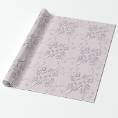 Papier Cadeau Rétro conception florale (Déroulé)