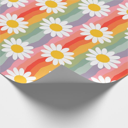 Papier Cadeau Retro Daisy (Coin)