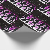 Papier Cadeau Retro Dance Party rose (Coin)