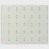 Papier Cadeau Retro Diamond Motif cadeau bleu présent (Plat)