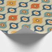 Papier Cadeau Rétro en Forme de Larme – Milieu de (Coin)