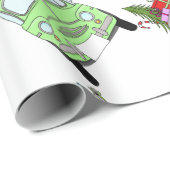 Papier Cadeau Rétro Fiat 500 (Coin rond)