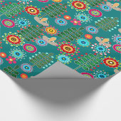 Papier Cadeau Rétro, Flower Patch (Coin)