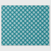 Papier Cadeau Rétro Flowers (Plat)