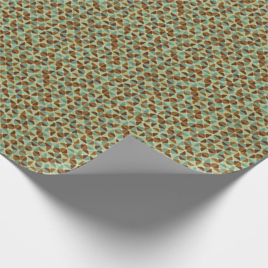 Papier Cadeau Rétro geometric pattern (Coin)