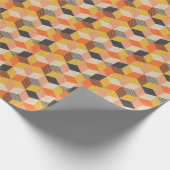 Papier Cadeau Retro Geometry 60s, Vintage Seamless. (Coin)