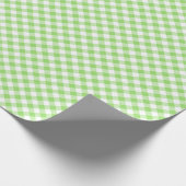 Papier Cadeau Retro Gingham Spring Green (Coin)
