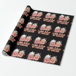 Papier Cadeau Retro Groovy Have A Cup of CM. Christmas Cute Sa<br><div class="desc">C'est un grain Christmas gift for people who like Santa Claus. Votre famille,  les amis ou les children aimeront que vous fassiez ce que vous voulez. Wishing you and your familiy and friends a Merry Christmas.</div>