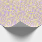 Papier Cadeau Retro Lilac Pastel Jaune Chaussure Chaussée (Coin)