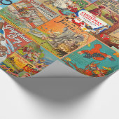 PAPIER CADEAU RETRO LIVRES POUR ENFANTS PAPIER DE WRAPPING (Coin)