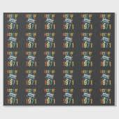 Papier Cadeau Rétro Mixtape Meilleur Du Cadeau De Cassette D'Ann (Plat)