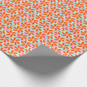 Papier Cadeau Rétro motif orange de cale (Coin)